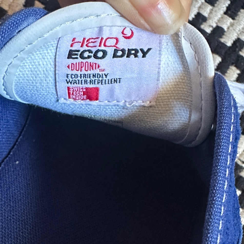 Vans Men's Deep Blue Canvas Sneakers - Picture 3 of 6